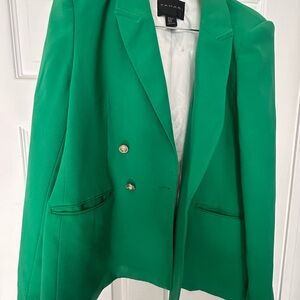 Brand New Tahari Women's Vibrant Green Blazer